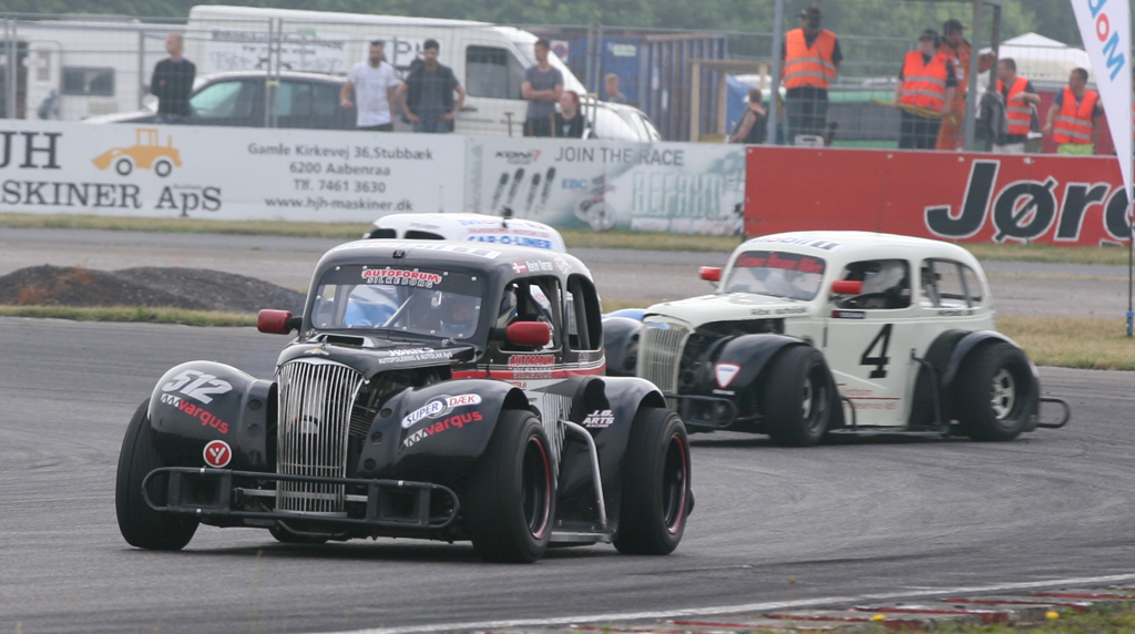 Der var tæt kamp i top tre lige til det sidste.
(Foto: Motorsporten.dk)